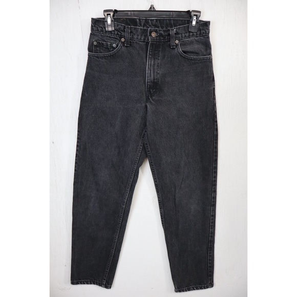 Mens Levis 550 XX Vintage Black Denim Jeans Pants Size 30x30 90's USA Made - Picture 1 of 12
